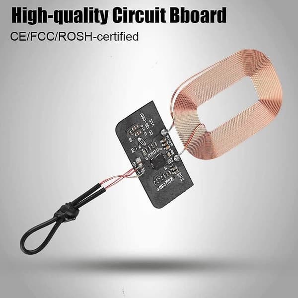 Qi Standard Trådløs Oplader Transmitter Modul - 3 Spoler - Multi-Niveau - Bred Kompatibilitet - Universel