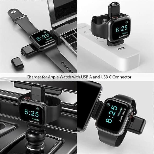 Rask trådløs lader for Apple Watch