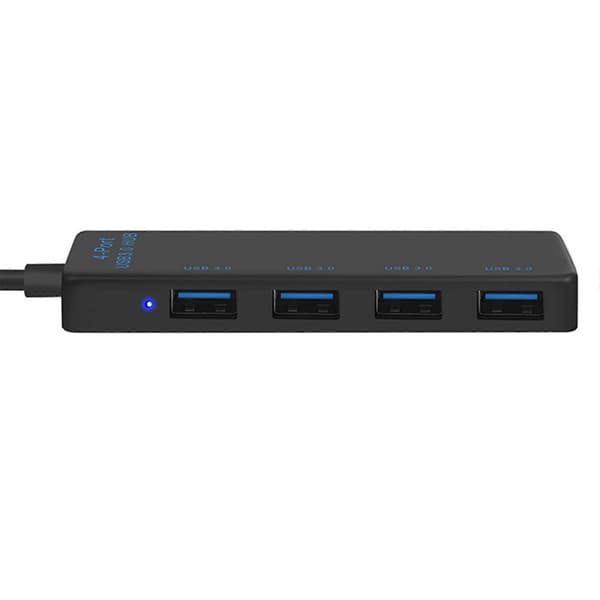 USB C til 4 USB3.0 Port Hubs til 5 Gbps hurtig datasynkronisering og enhedsopladning til kontorbrug