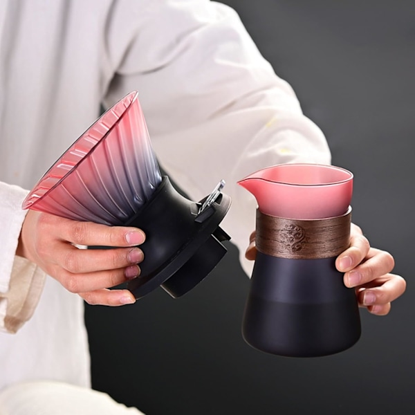 Immersion Kaffedrippare Switch Pour Over Drippare Immersion Drippare Switch Kaffebryggare Glas Kaffe-Multifärgad Tekanna Multicolor Teapot