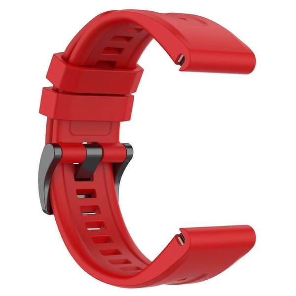 Garmin Fenix 7X -kellon ranneke monivärinen Multicolor Red