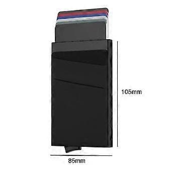 Kortholder RFID NFC Beskyttelse Lommebok Menn for 5-7 Kort