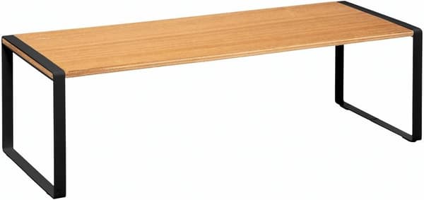sidehylde 50x18cm i sort træ
