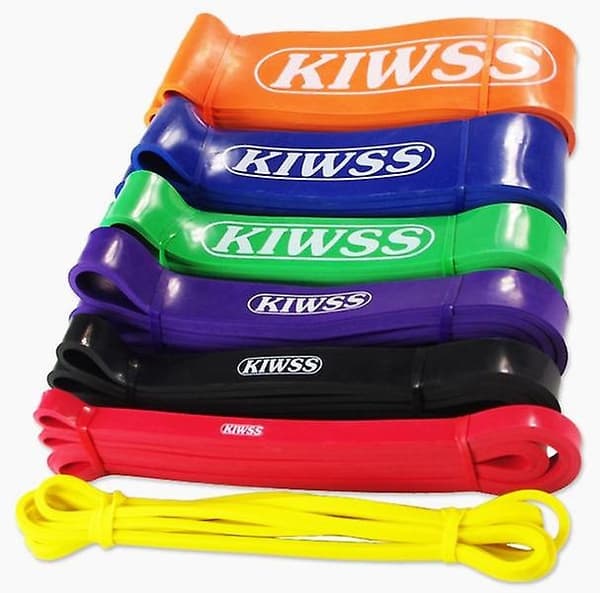 Træningsbånd Modstandsbånd Gummibånd - Powerbands - Sort