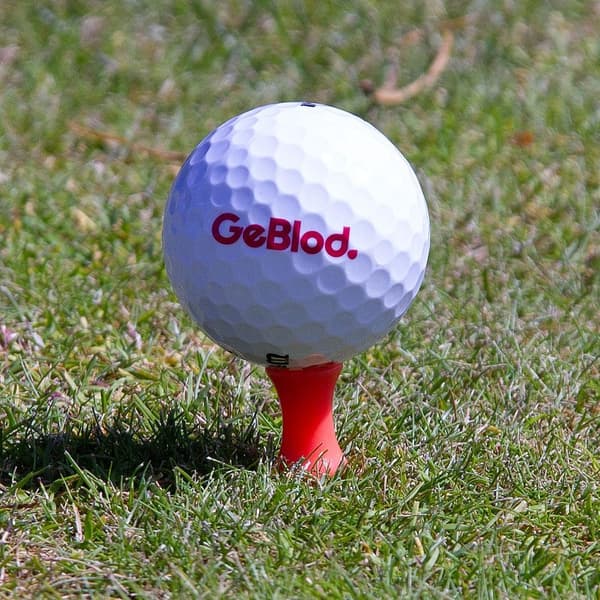 Castle Golf pegger i plast / Castle pegger 50 mm (20 stk) RED rode