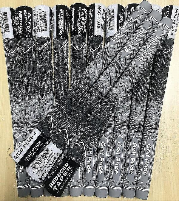 10 stk Golf Pride MCC PLUS 4 Golfgreb Standard Størrelse Grey