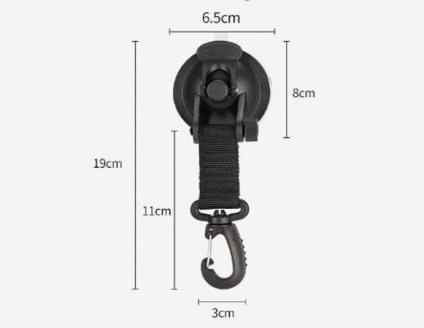 4-pack ankar-sugkoppar med sugkoppsmontering för bil, C
