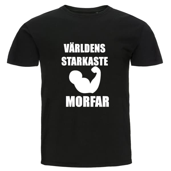 T-shirt - Världens starkaste morfar S