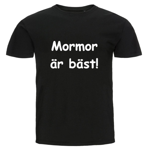 T-shirt - Mormor är bäst! Black M