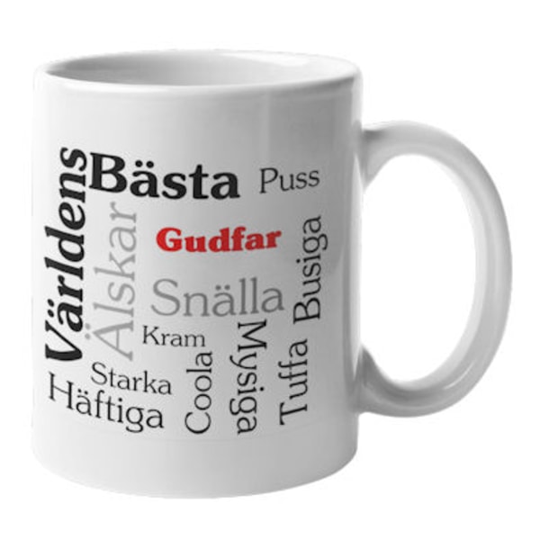 Mugg - Världens Bästa Gudfar