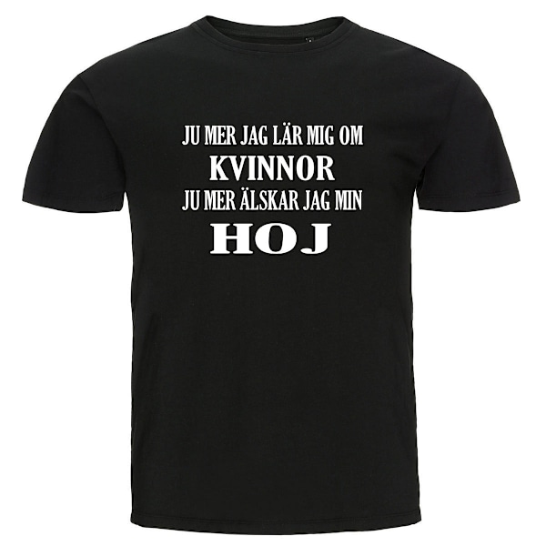 T-shirt - Ju mer jag lär mig om kvinnor 4XL