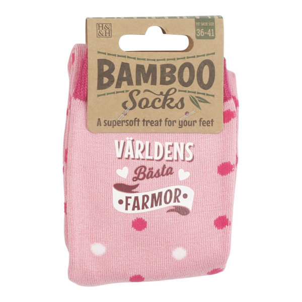 Bambustrumpa Världens bästa farmor 36-41