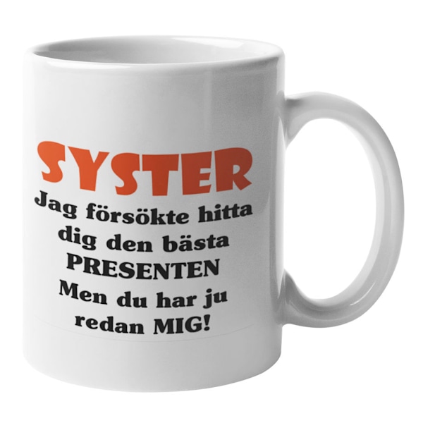 Mugg - Syster presenten
