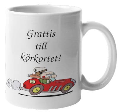 Mugg - Grattis till körkortet!