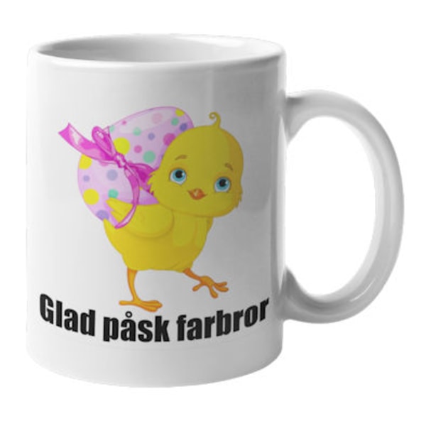 Mugg - Glad påsk farbror