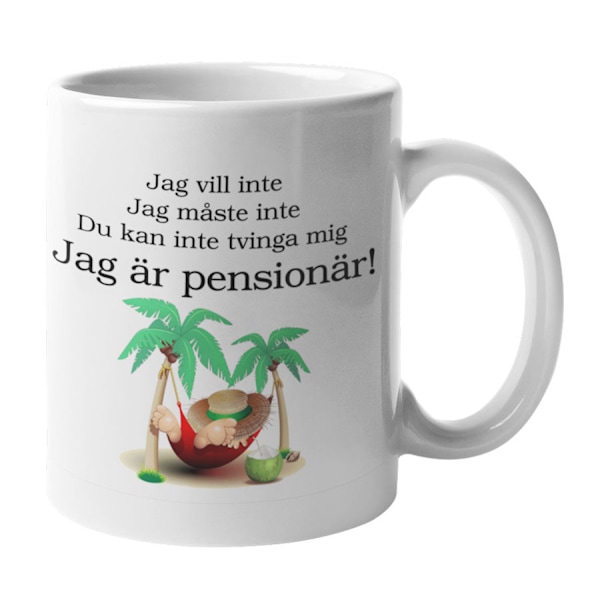 Mugg - Jag är pensionär