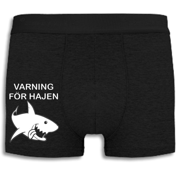 Boxershorts - Varning för hajen Black S