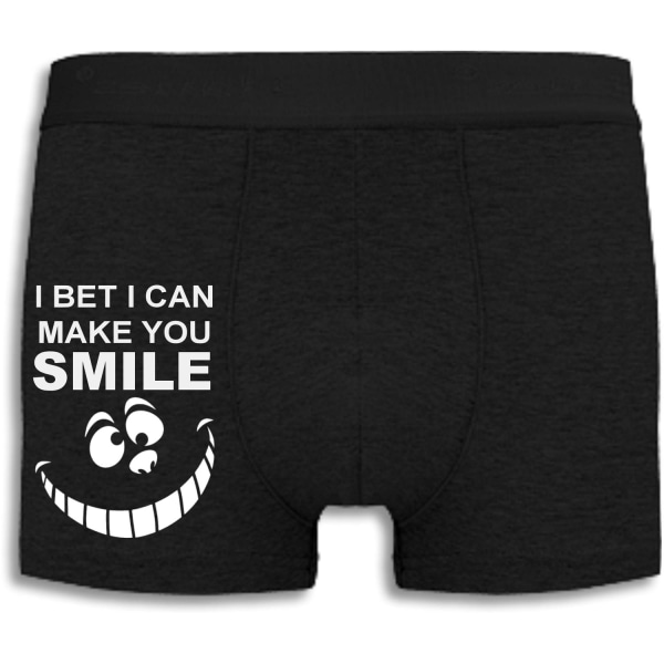 Boxershorts - I bet I can make you smile Black XL