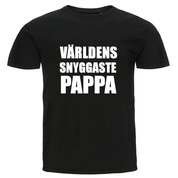 T-shirt - Världens snyggaste pappa Black Storlek 4XL