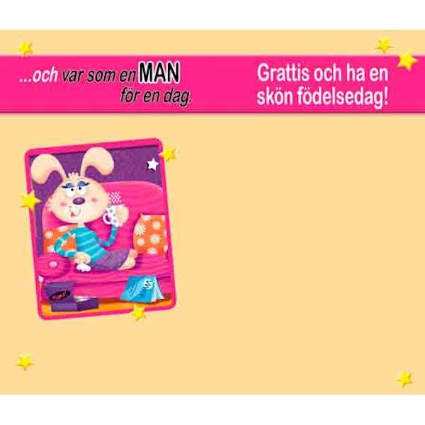 Grattis kort - Grattis tjejen