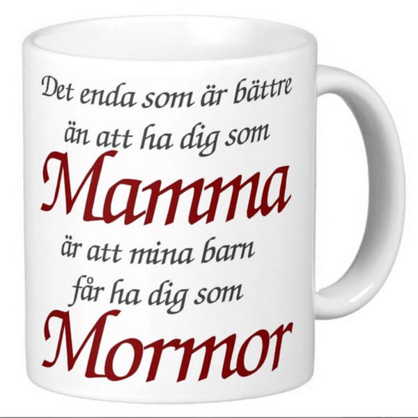 Mugg - Mamma - Mormor