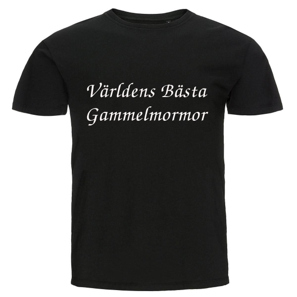 T-shirt - Världens bästa gammelmormor Black XL
