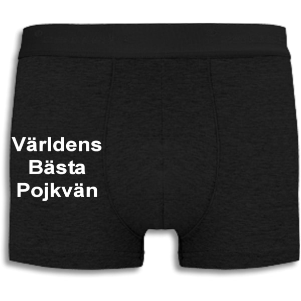 Boxershorts - Världens Bästa Pojkvän Black L