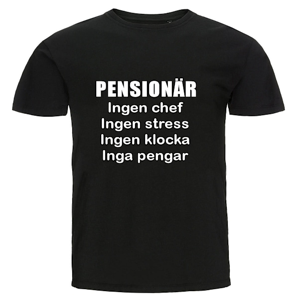 T-shirt - Pensionär, Inga pengar 4XL