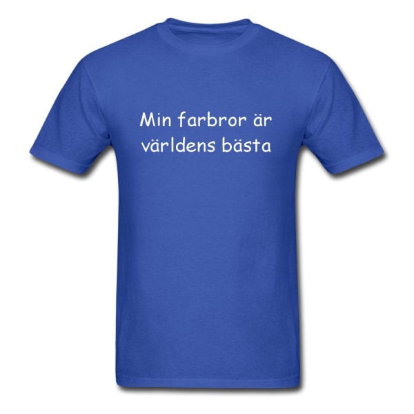 Barn T-shirt - Min farbror är världens bästa Red "Röd"
"150-160"