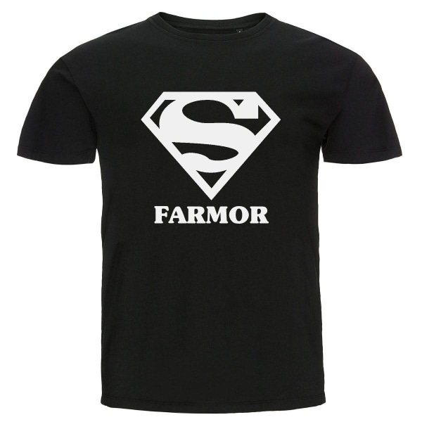 T-shirt - Super farmor Black Storlek L