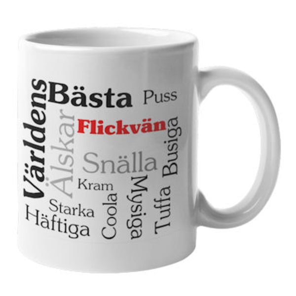 Mugg - Världens bästa flickvän