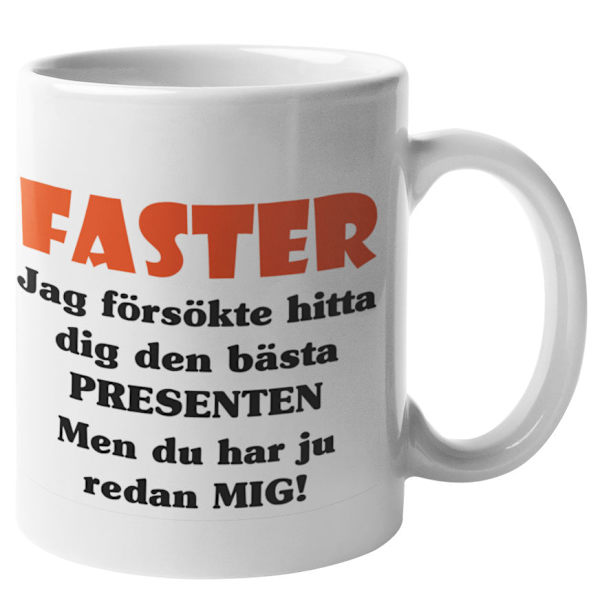 Mugg - Faster presenten