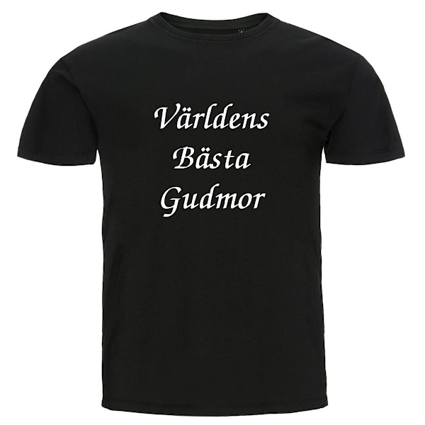 T-shirt - Världens Bästa Gudmor M