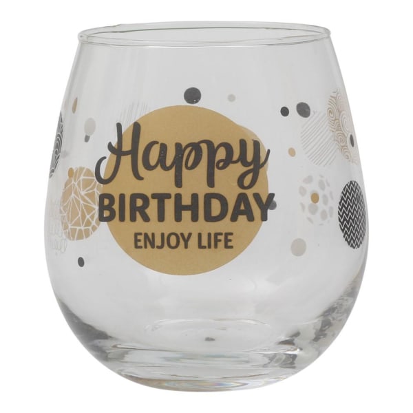 Cheers glas, Happy Birthday