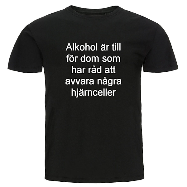 T-shirt - Alkohol och hjärnceller 4XL