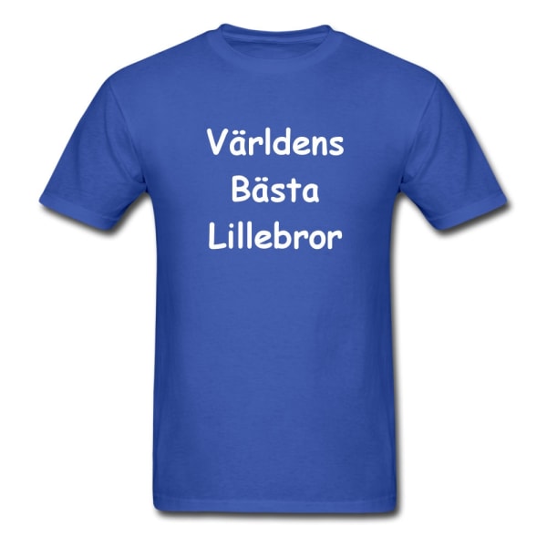 Barn T-shirt - Världens bästa lillebror, Blå T1746-110-120