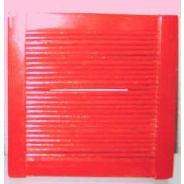 Glasunderlägg i bambu - Röd Red