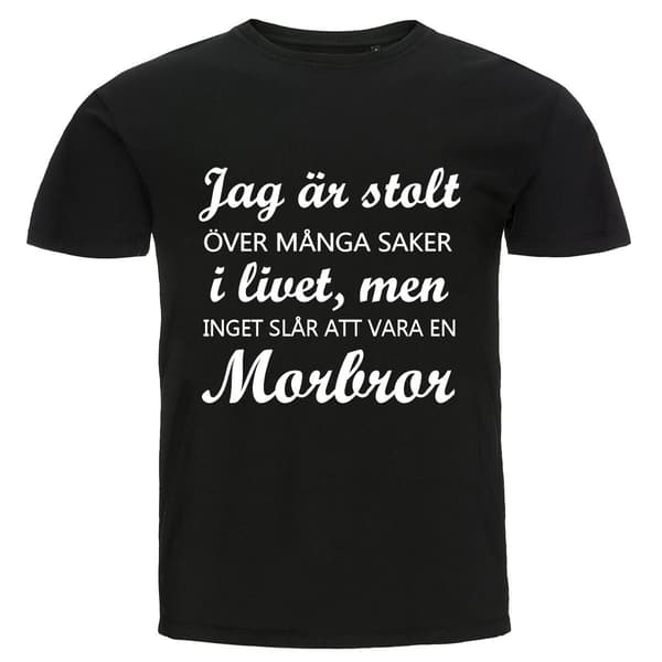 T-shirt - Jag är stolt, Morbror 4XL