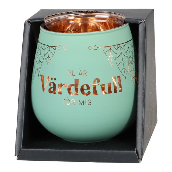 Ljuslykta i spegelglas, Värdefull