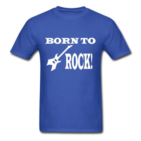 Barn T-shirt - Born to rock Blue "150-160"
"Blå"