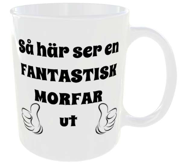 Mugg - Så här ser en fantastisk morfar ut