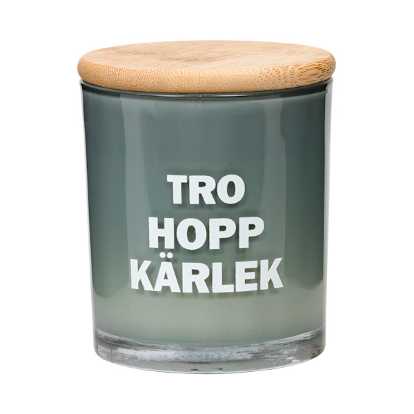 Doftljus, Scented Candle - Tro hopp kärlek
