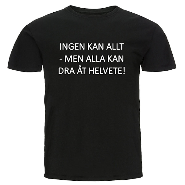 T-shirt - Ingen kan allt 3XL