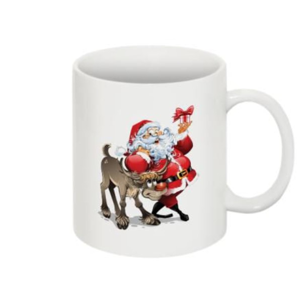 Mugg - Tomte och ren