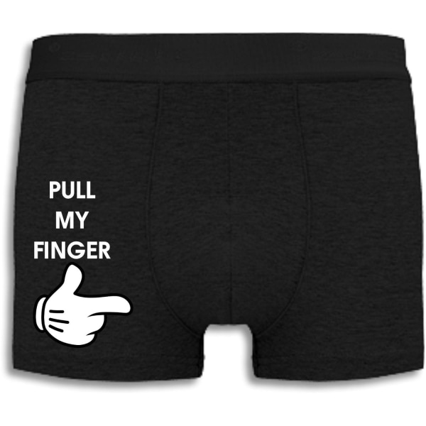 Boxershorts - Pull my finger Black M