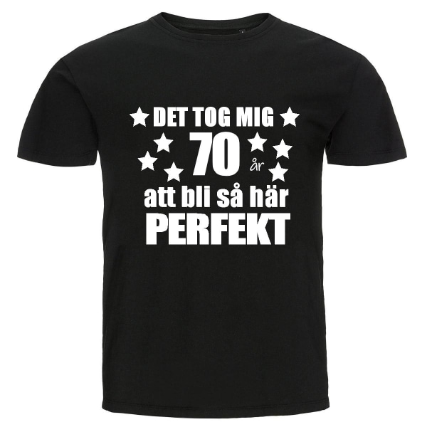 T-shirt - Det tog mig 70 år att bli så här perfekt XXL