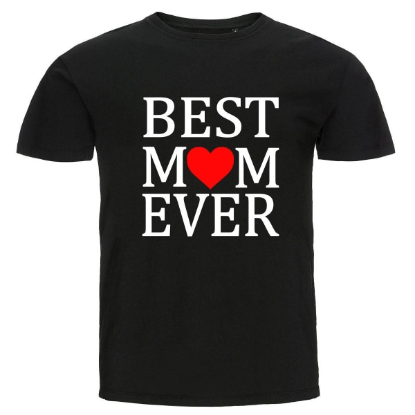 T-shirt - Best mom ever Black XXL