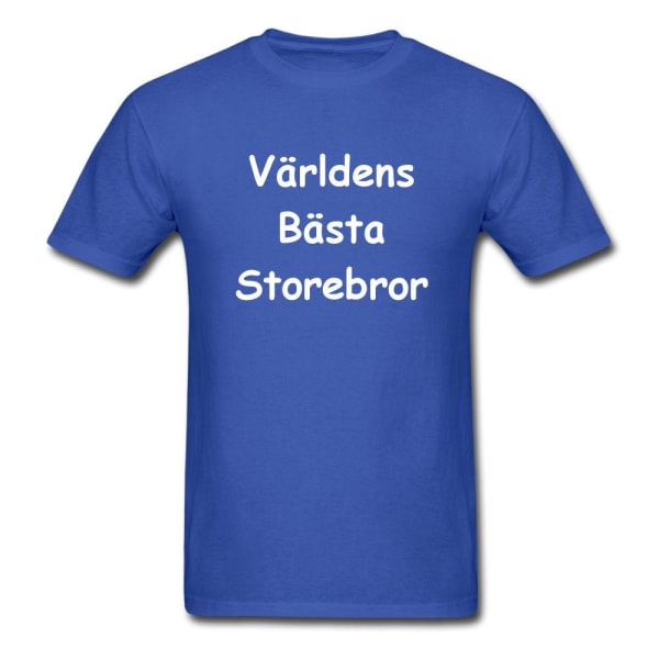 Barn T-shirt - Världens bästa storebror Blue "Blå"
"130-140"