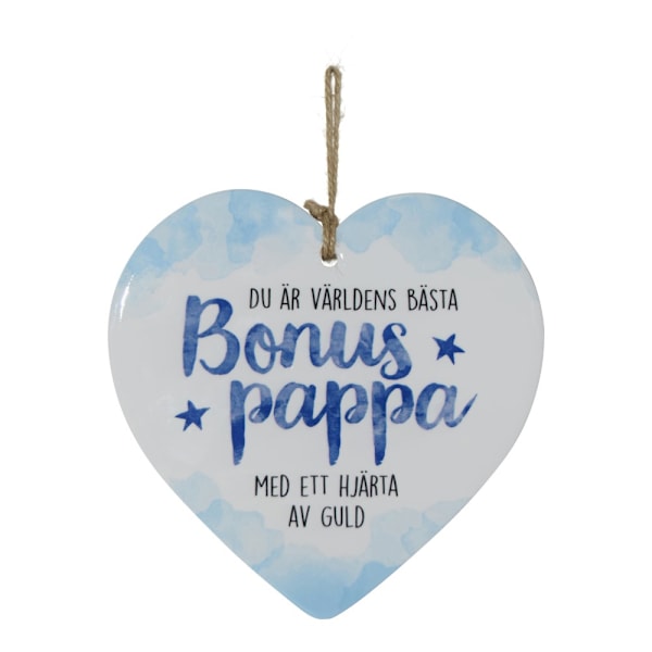 Skylt, Enjoy heart - Bonuspappa