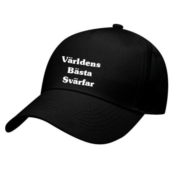 Keps - Världens bästa svärfar Black one size